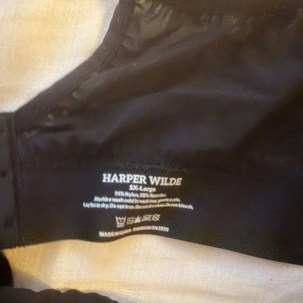 Harper Wilde Mesh Triangle Bralette - Picture 4 of 4